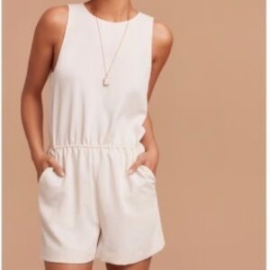 Wilfred Cream Sleeveless Romper